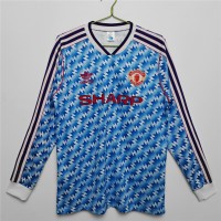 Manchester United FC Long Sleeve Away Classic Shirt 1990 