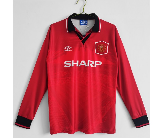 Manchester United FC Long Sleeve Home Classic Shirt 1994