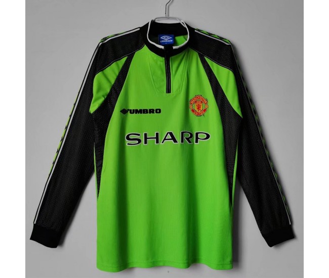Manchester United FC Long Sleeve Goalkeeper Classic Shirt 1999