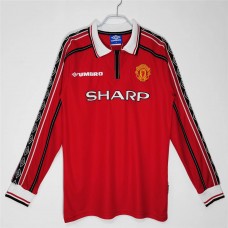 Manchester United FC Long Sleeve Home Classic Shirt 1998 Manchester United FC Long Sleeve Home Classic Shirt 1998