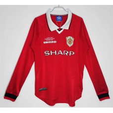 Manchester United FC Long Sleeve Home Classic Shirt 1999 Manchester United FC Long Sleeve Home Classic Shirt 1999