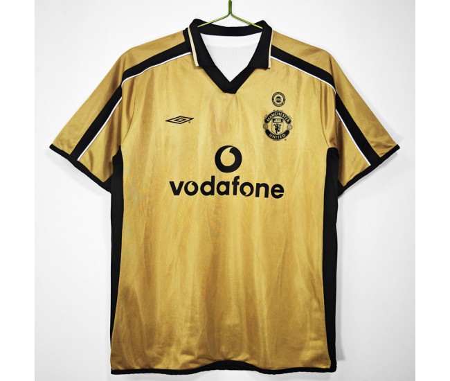 Manchester United FC Centenary Gold Classic Shirt 2001