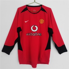 Manchester United FC Long Sleeve Home Classic Shirt 2002 Manchester United FC Long Sleeve Home Classic Shirt 2002