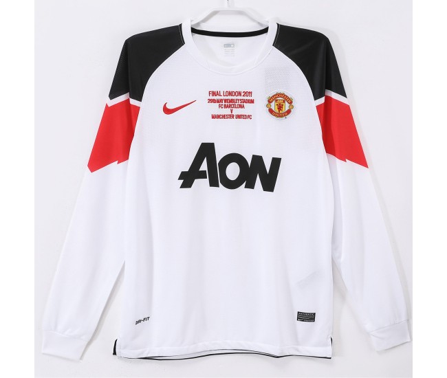 Manchester United FC Away Long Sleeve Classic Shirt 2010