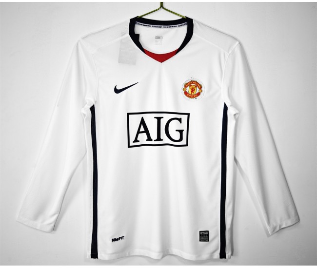 Manchester United FC Away Long Sleeve Classic Shirt 2008