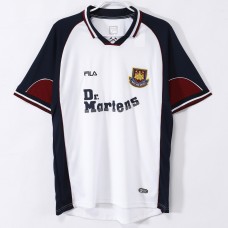 West Ham United FC Away Classic Shirt 1999 West Ham United FC Away Classic Shirt 1999
