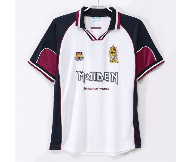 West Ham United FC Iron Maiden Away Classic Shirt 1999