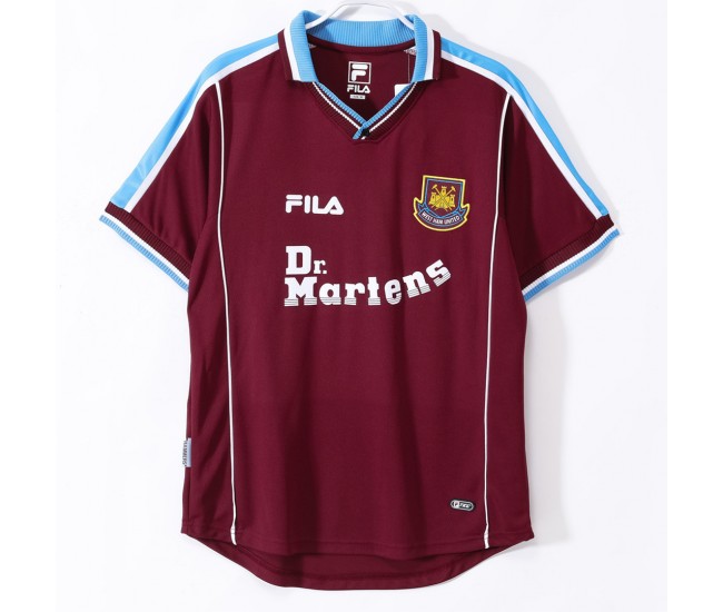 West Ham United FC Home Classic Shirt 1999